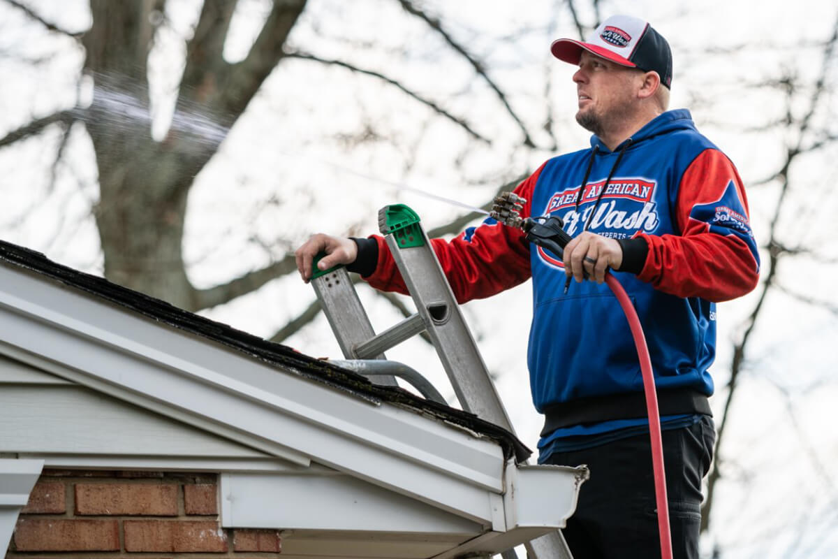 professional roof washing contractor in cincinnati oh