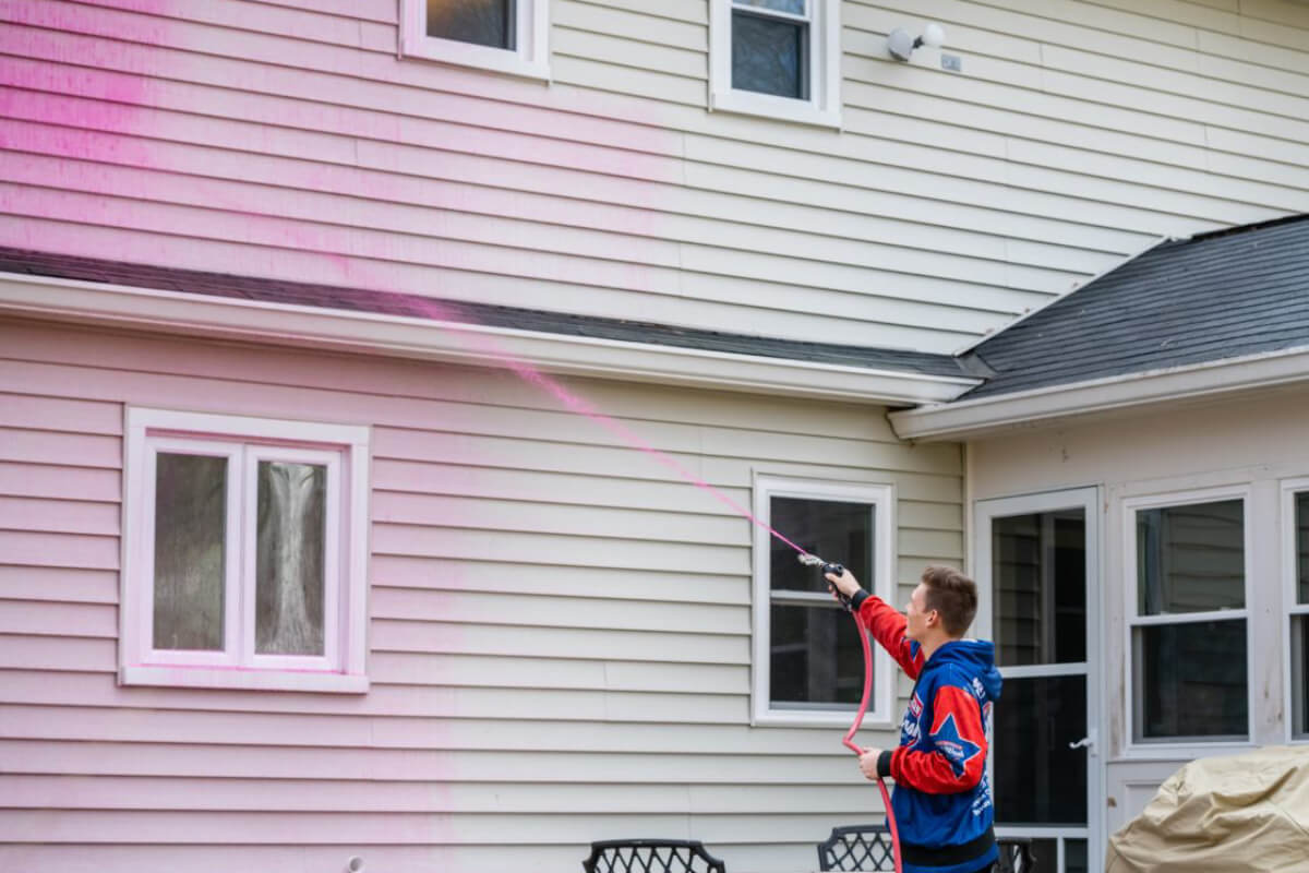 soft wash pressure washing Milford, OH