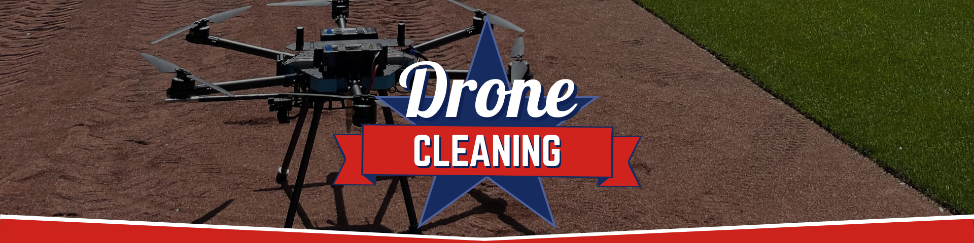 Advanced Drone Cleaning Services | Great American Soft Wash Drone used by Great American Soft Wash for exterior building cleaning services.